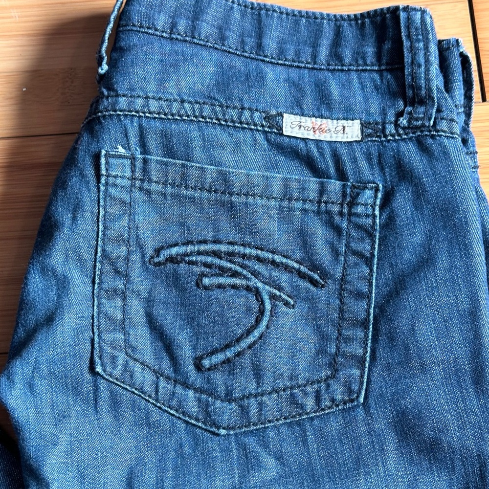 Frankie B. Jeans Embroidered Vintage Denim